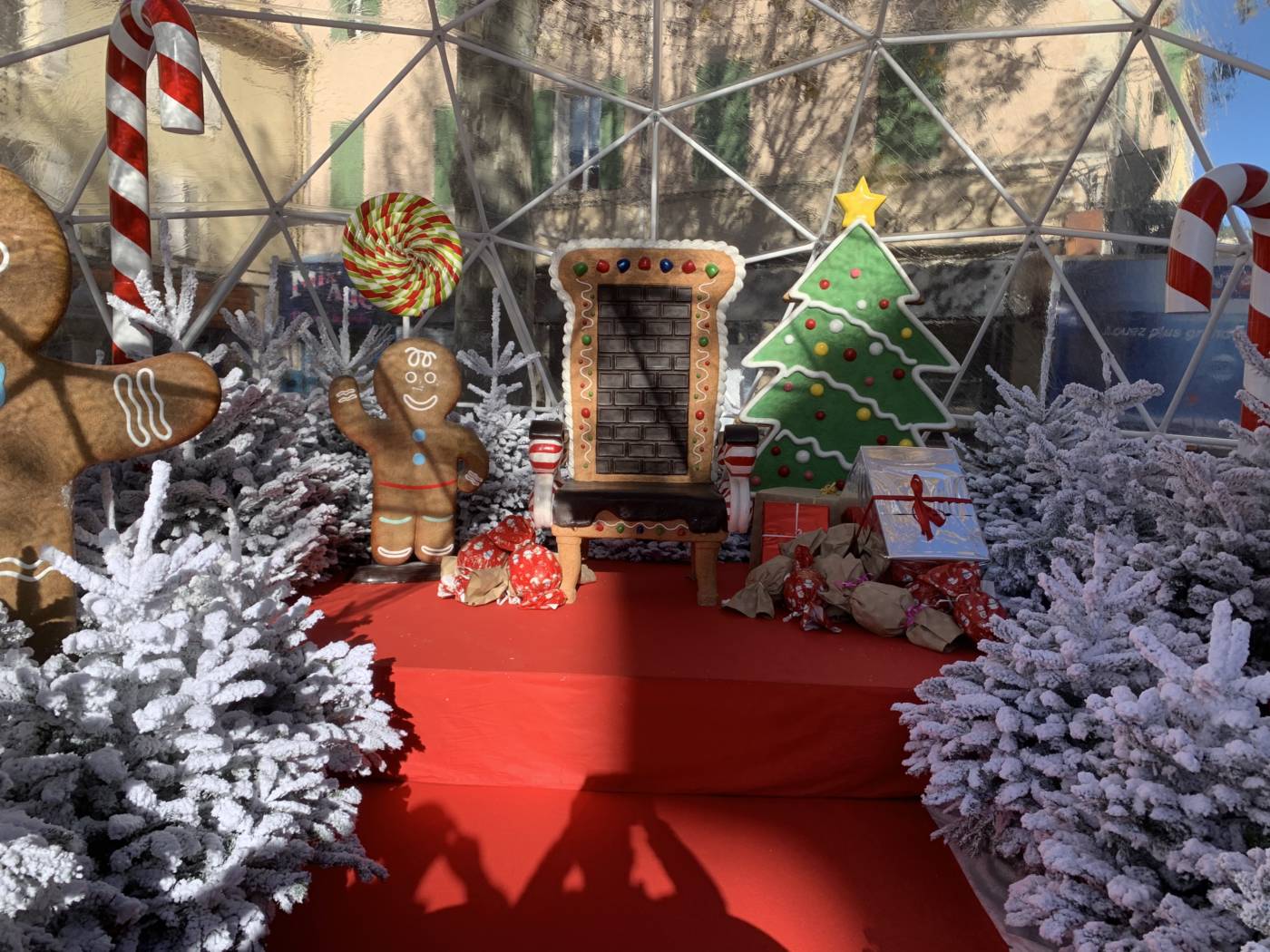 Flocage Neige Artificielle Décoration fêtes de Noël pour Mairies