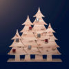 Décoration sapin de Noel en bois