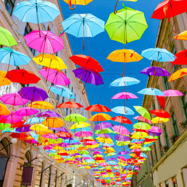 Ciel de parapluies