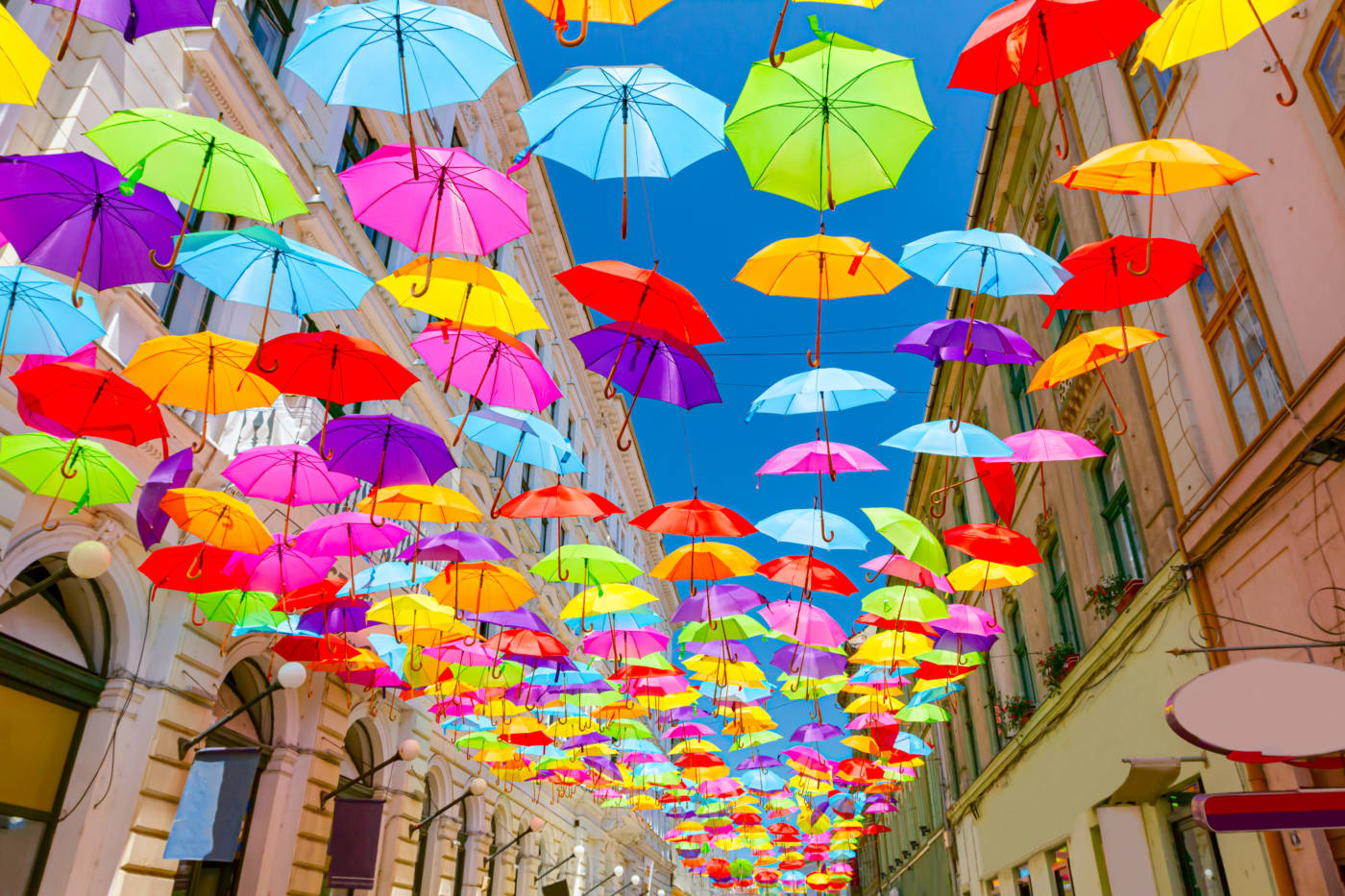 Ciel de parapluies